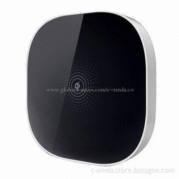 QI Wireless Chargers with DC 5V 1.5A Input, 5-8mm Transmission Distance, Three Colors for Choice